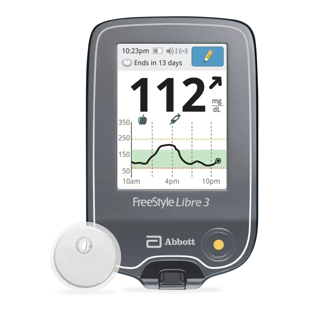 The FreeStyle Libre 3 continuous glucose monitor