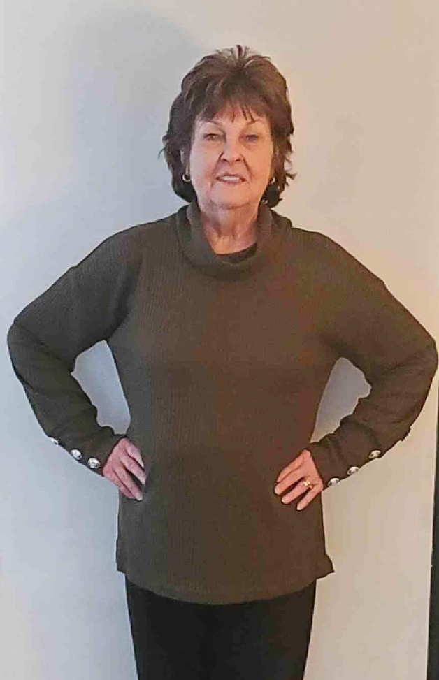 Shirley after losing 132 pounds